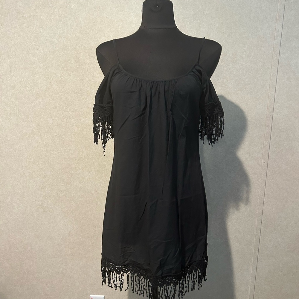 Laundry by Design Black Dress/cover up M